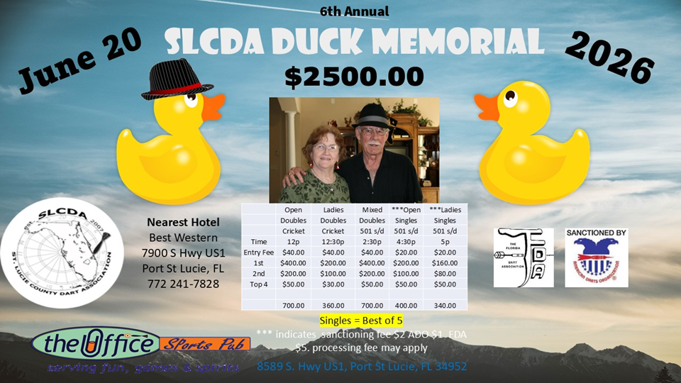 slcda duck memorial tournament flyer