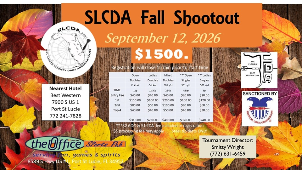 slcda fall shootout tournament flyer