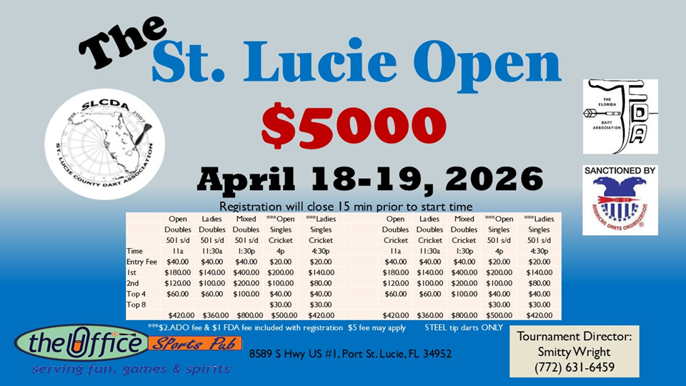SLCDA St Lucie Open Flier